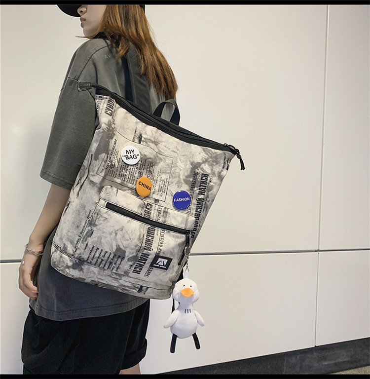 Schoolbag College Students New Japanese Large-capacity Leisure Travel Backpack display picture 9