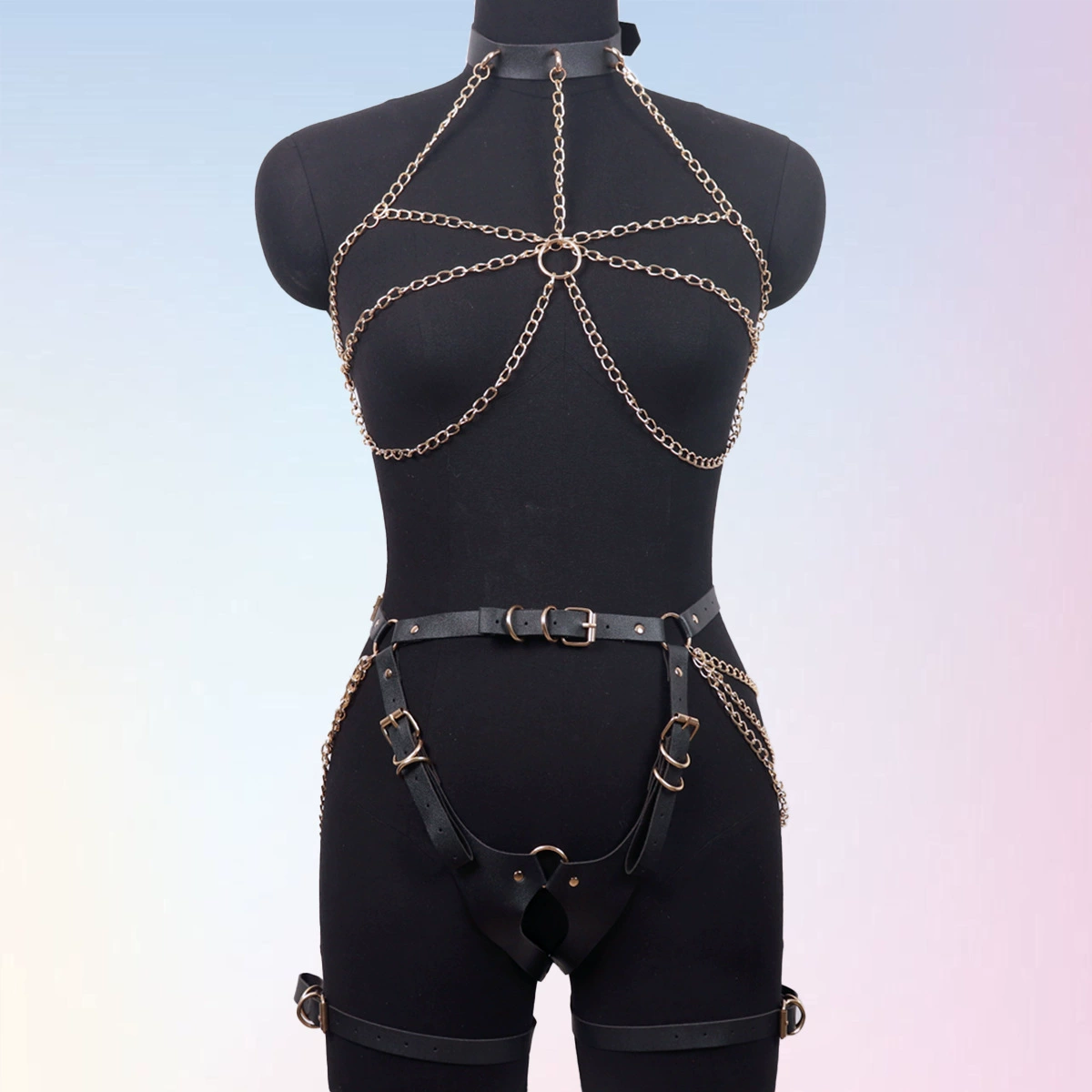 Chain, harness, set, trousers for adults