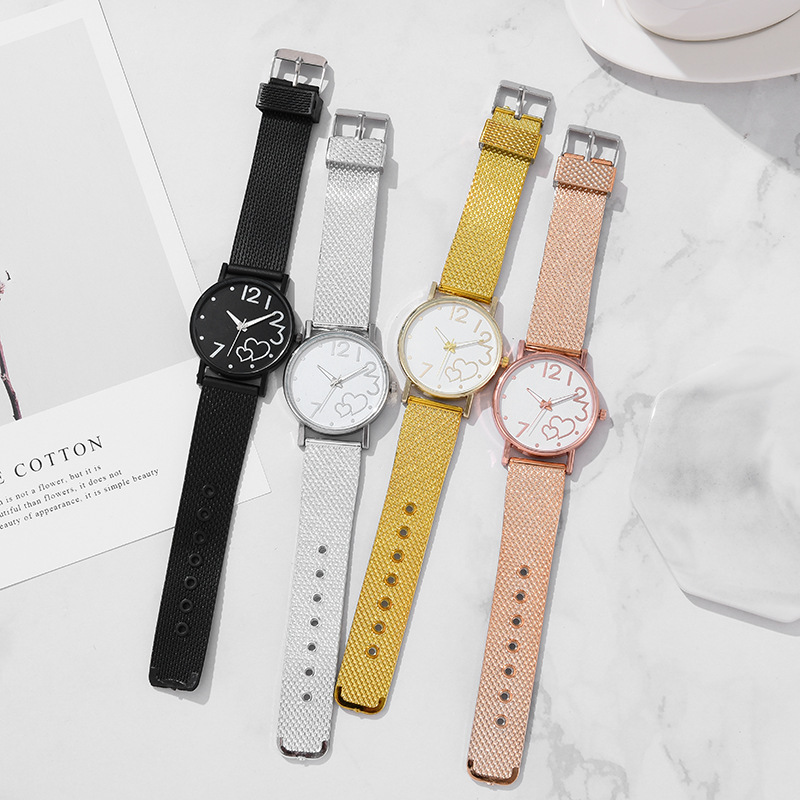 50g Weight Casual Solid Color Buckle Quartz Women's Watches