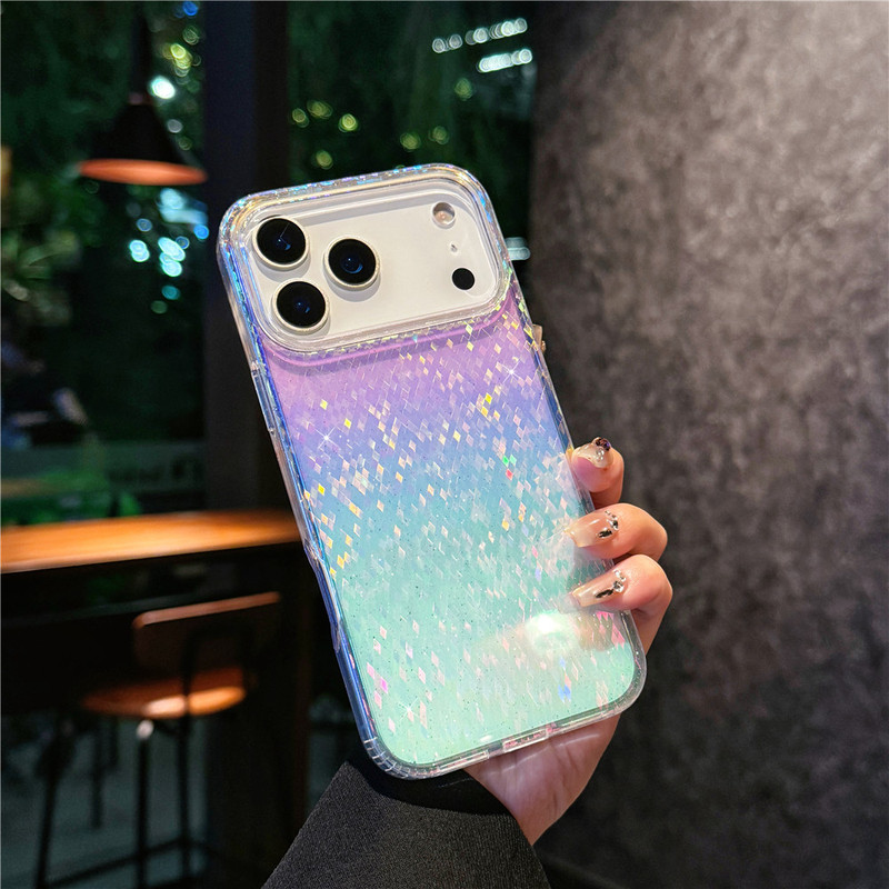 苹果17手机壳闪粉彩镀磁吸壳适用iphone17promax高级感17Air防摔|undefined