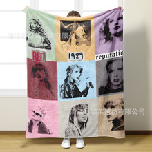 亚马逊热销歌手泰勒毯子法兰绒毛毯1989年泰勒音乐爱好者礼物毯子