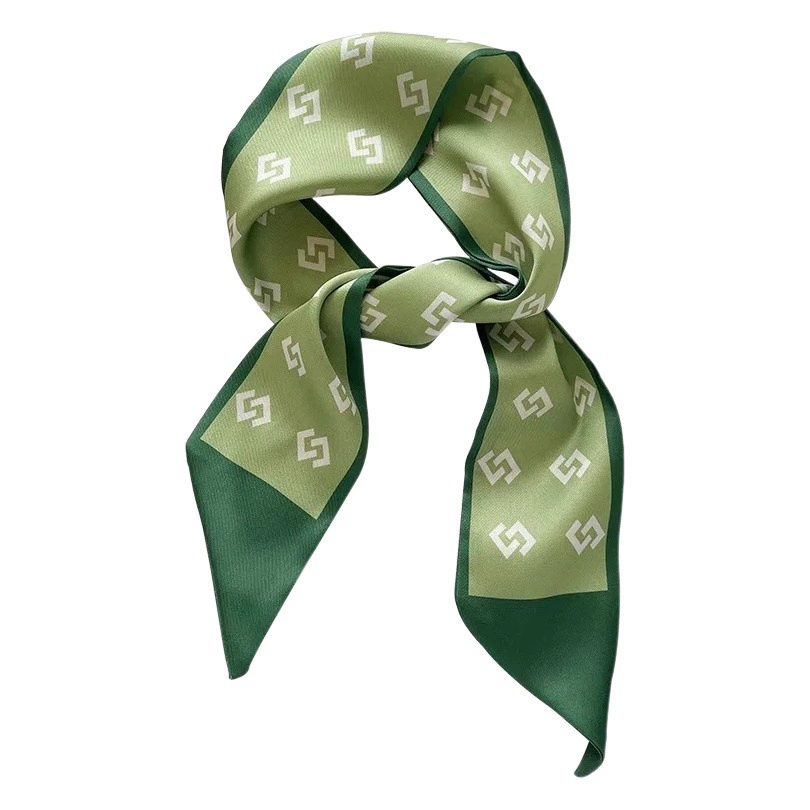 Пакет галстуков Длинный шелковый шарф Зеленый пояс для волос Галстук Веревка для волос Лента Аксессуары для волос Головной убор Джокера Лента Веревка для волос Оптовая продажа