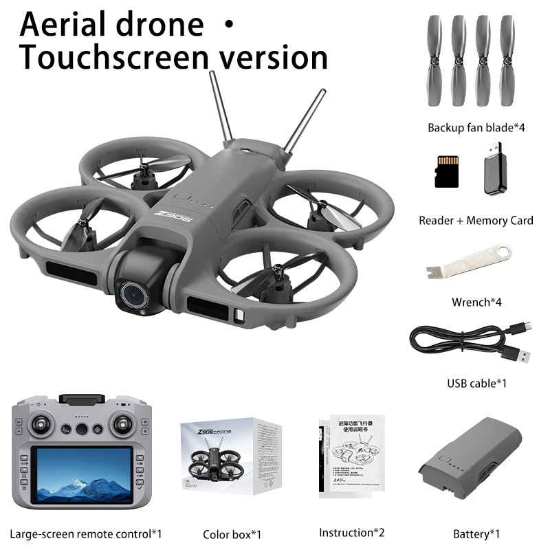 Cross-Border Z906 Drone Remote Control with Screen, High-Definition Aerial Photography, Brushless Obstacle Avoidance, Electronically Controlled Four-Axis Aircraft Toy Cross-Border Z906 Drone Remote Control with Screen, High-Definition Aerial Photography, Brushless Obstacle Avoidance, Electronically Controlled Four-Axis Aircraft Toy