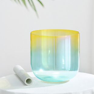 Alchemy crystal bowl 6-12 inch/color music bowl/meditation sound therapy bowl/yoga singing bowl can be approved