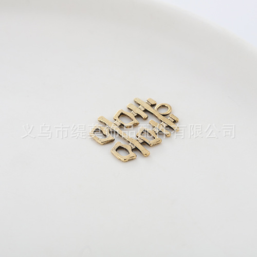 Alloy happy character hairpin material diy handmade ancient style hairpin Chinese style bride holding round fan jewelry accessories