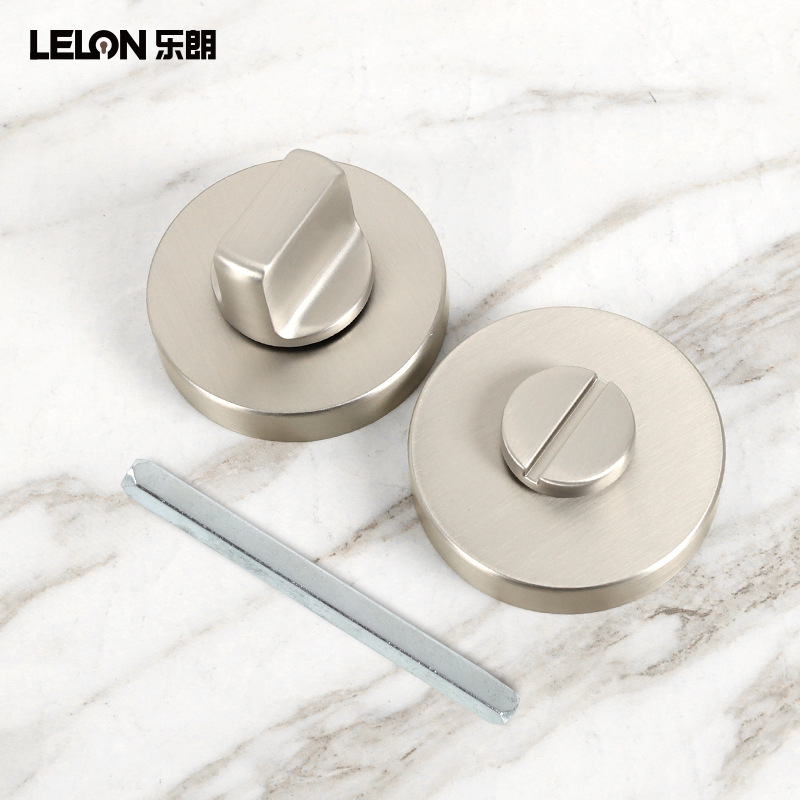 Aleación de zinc redonda cerradura de mano cerradura de mano cerradura de mano cerradura de puerta de hotel accesorios de cerradura de puerta de baño