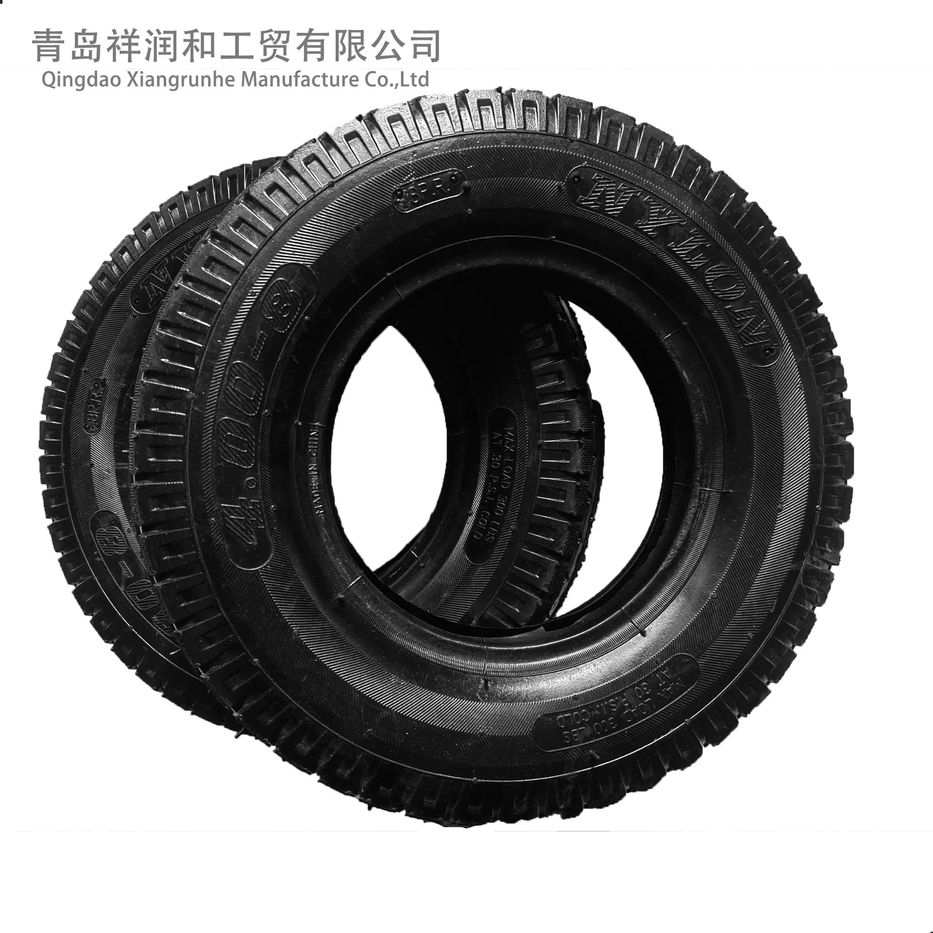 手推车轮胎4.00-8 厂家直销供应外贸出口力车货仓车充气外胎