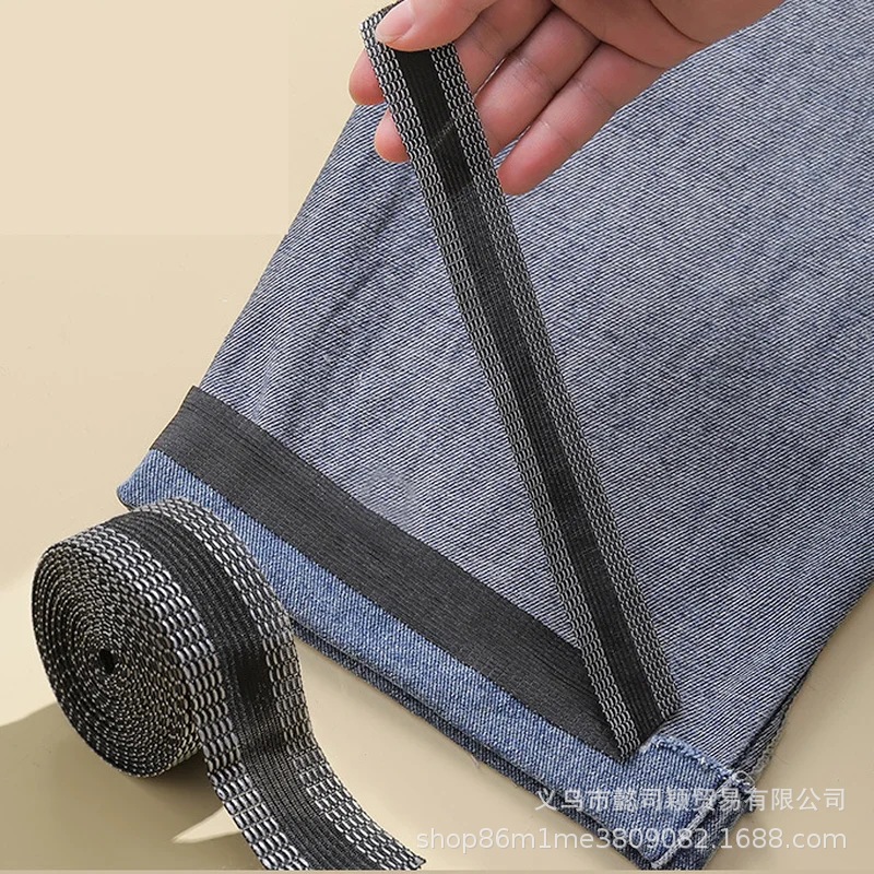 [Transfronteriza] pantalones pegatinas pie pantalones de planchar borde acortamiento borde pantalones vaqueros ropa falda DIY costura pantalones boca pegatinas