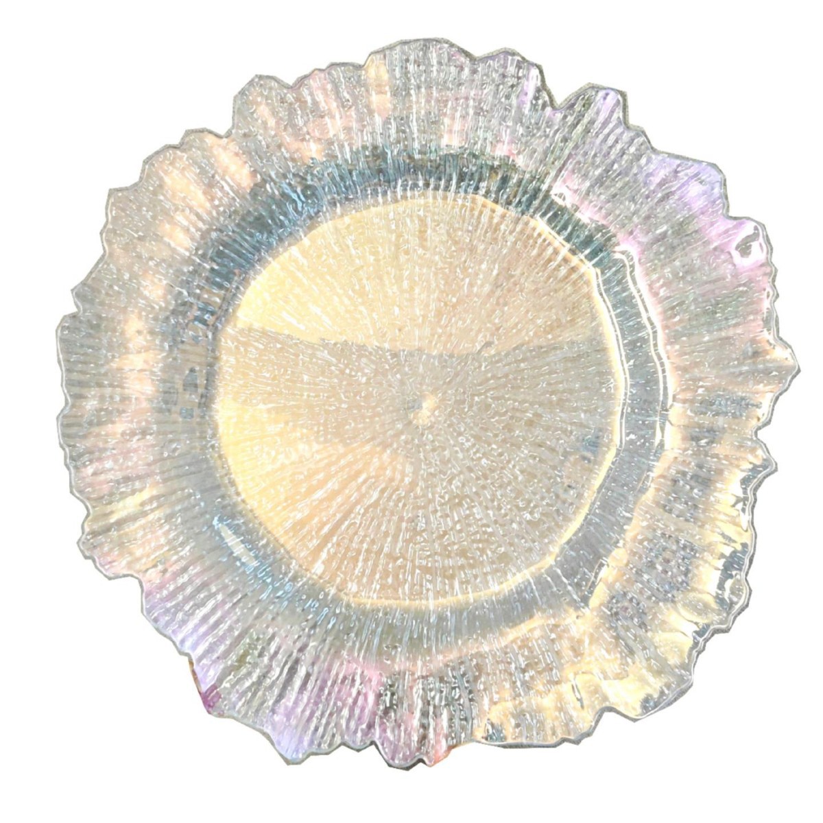 Nuevas placas de cargador retro irregulares transfronterizas exclusivas para platos de frutas platos de hotel comercio exterior mayorista