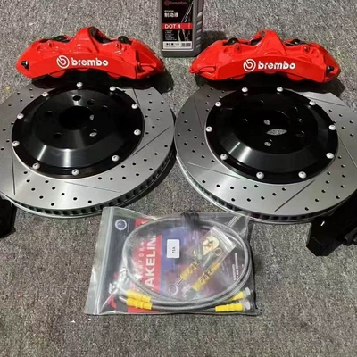 Brake caliper cover – Brake Calipers Modified - brembo-gt6-six-piston-front-wheel-pair