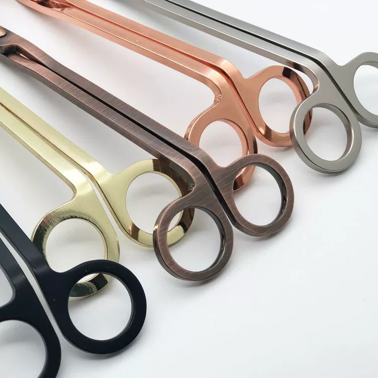 Stainless steel candle snips, wicking tool, candle wick snips, candle extinguishers, scented candle tools extinguishing snips, in-stock wholesale