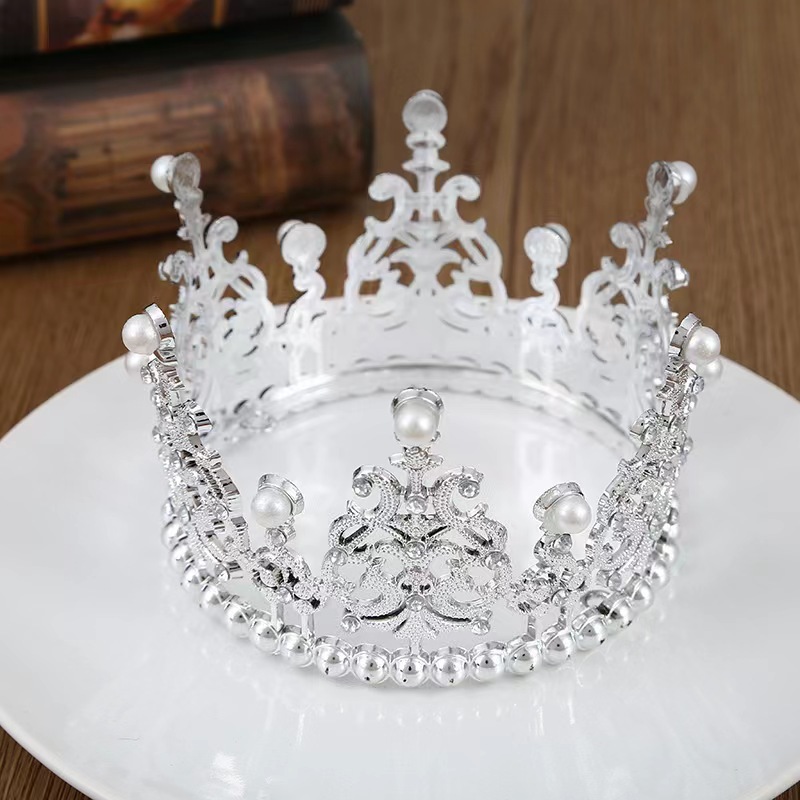 플라스틱 6 조각 원형 실버