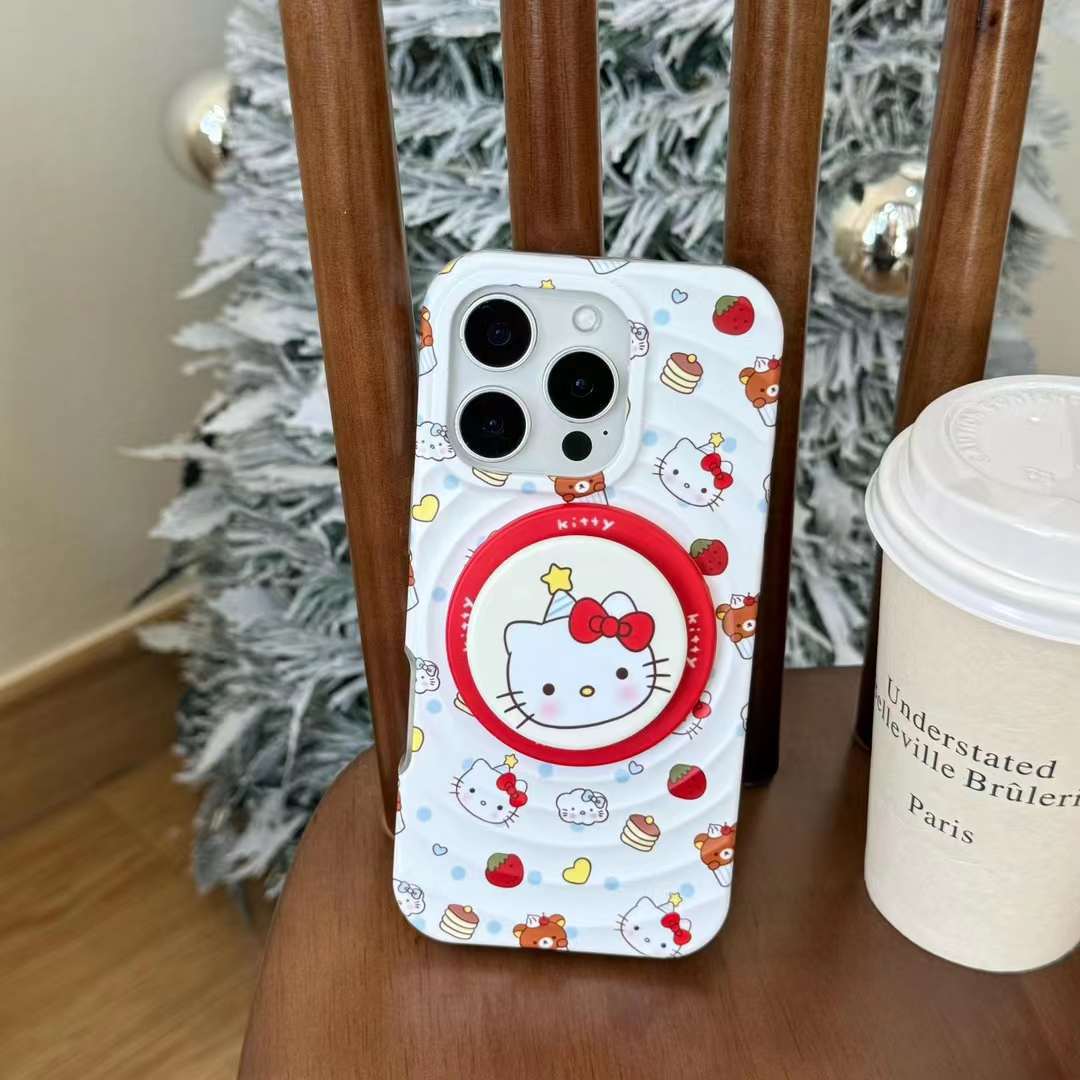 Girl ins cup cake kt manzana 15 ampollas magnéticas 16ProMax para iphone13/14 funda para teléfono móvil