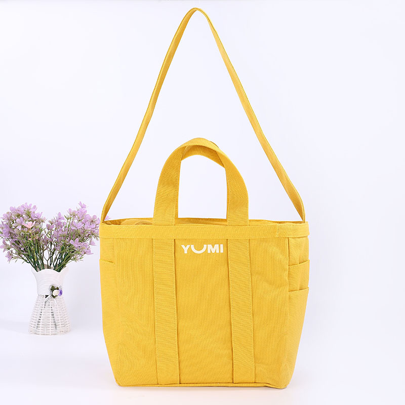 新款潮牌手提帆布包横竖款单肩手提购物袋便宜手提单肩女包购物袋