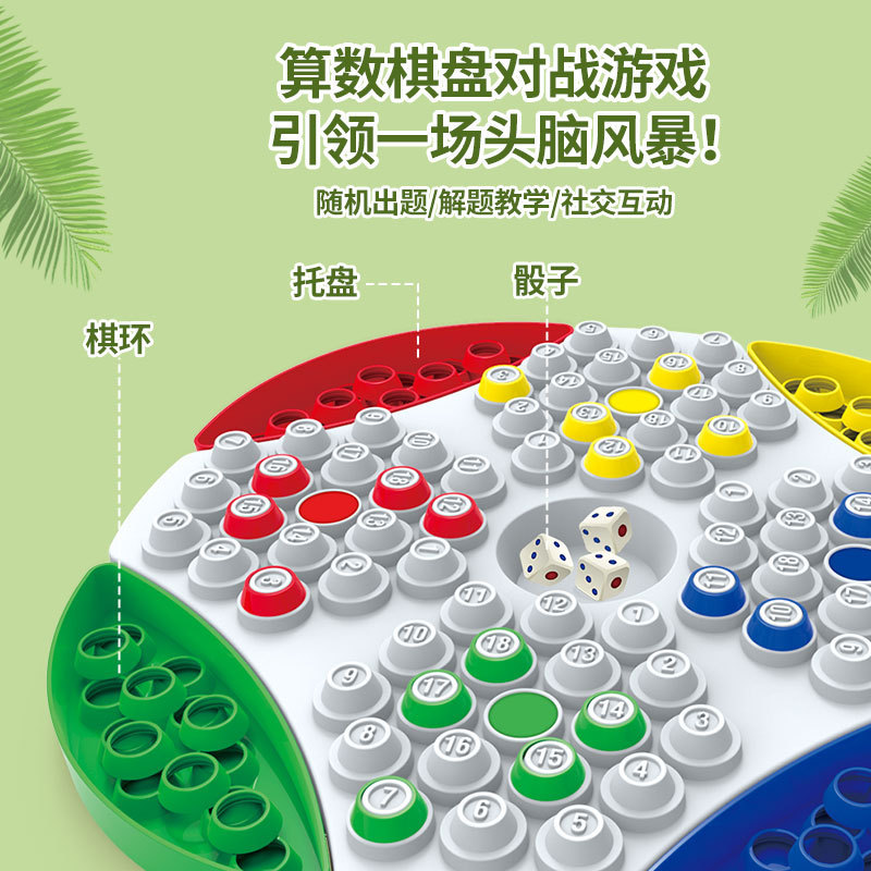 Juegos de mesa para niños aritméticos transfronterizos juguetes de ajedrez interactivos padres-hijos al aire libre matemáticas de educación temprana