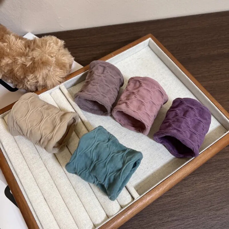 モランディのジャカードの広い縁のシュシュの女性の高弾力の丈夫なゴムの筋のシンプルな気質は高い馬尾の髪のひもを刺します。|undefined