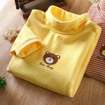 new pattern Children Sweater Autumn children singleton jacket Boy Sweater girl Sweater stripe T-shirt