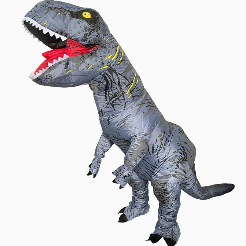 Halloween caminando dinosaurio T-Rex trajes inflables fiesta props parodia simulación disfraz espectáculo trajes de espectáculo
