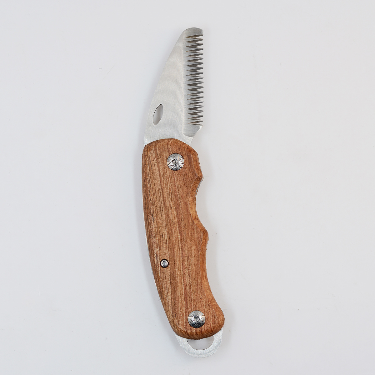 Dientes gruesos (cuchillo de mano derecha plegable)