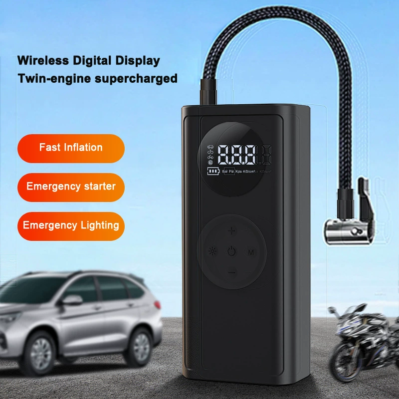Многофункциональное беспроводное надувное аварийное освещение зажигания цифровое отображение шинного шинного шинного шинного типа