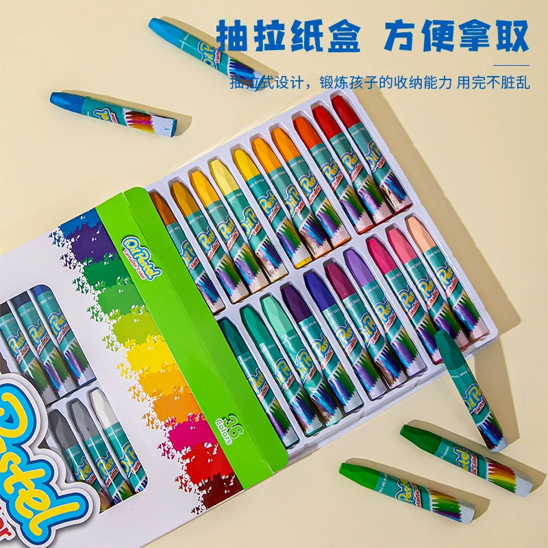Oil pastel para детский сад, детские мелки, шелковистая экологическая кисть, 12 цветов, прямые поставки завода