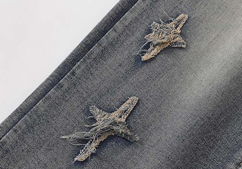 Distressed Flared Jeans For Men Vintage Washed Casual Denim Trousers_voghion.com