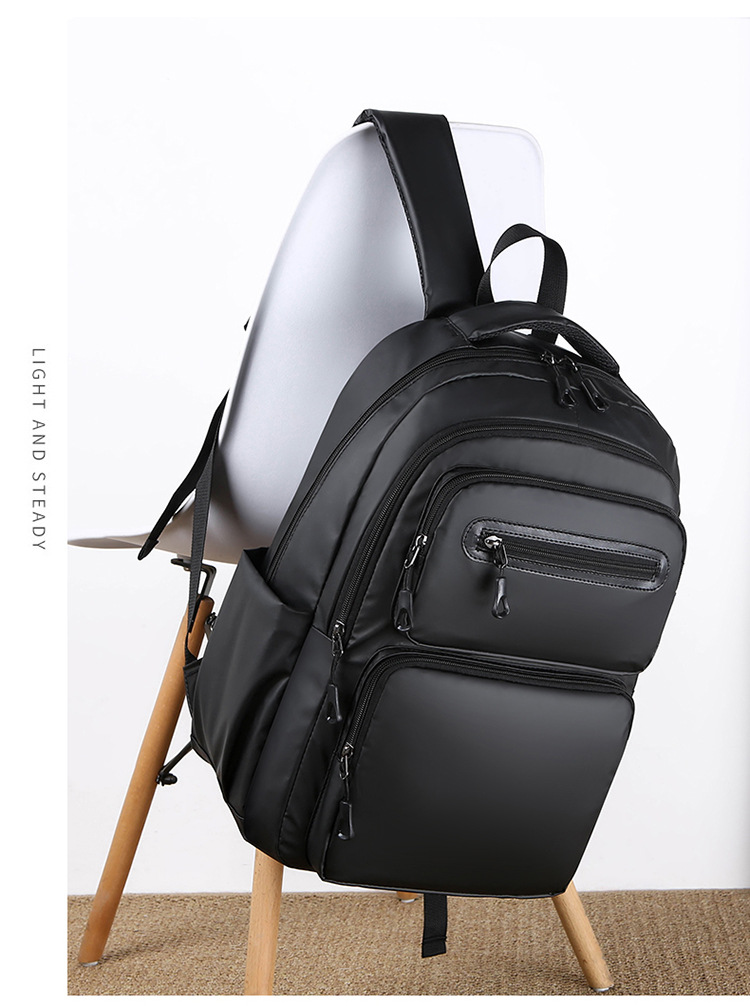 Cross-border wholesale of new large-capacity, simple commuting computer bags, school bags for junior and senior high school students, foreign trade backpacks for men, Korean version undefined