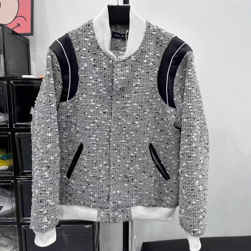 French-style patchwork jacket for men and women, 2026 autumn new model, high-end, versatile, exquisite, elegant, slimming jacket French-style patchwork jacket for men and women, 2026 autumn new model, high-end, versatile, exquisite, elegant, slimming jacket