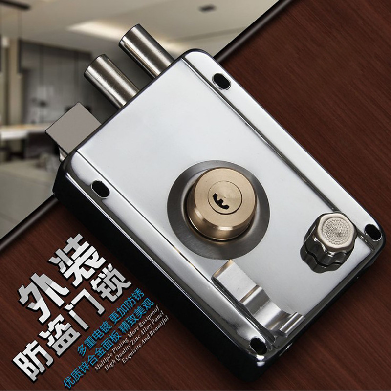Wholesale Standard Household Indoor Stainless Steel Exterior Door Lock Bedroom Dormitory Door Old-Fashioned Anti-Theft Lock Universal Type Wholesale Standard Household Indoor Stainless Steel Exterior Door Lock Bedroom Dormitory Door Old-Fashioned Anti-Theft Lock Universal Type