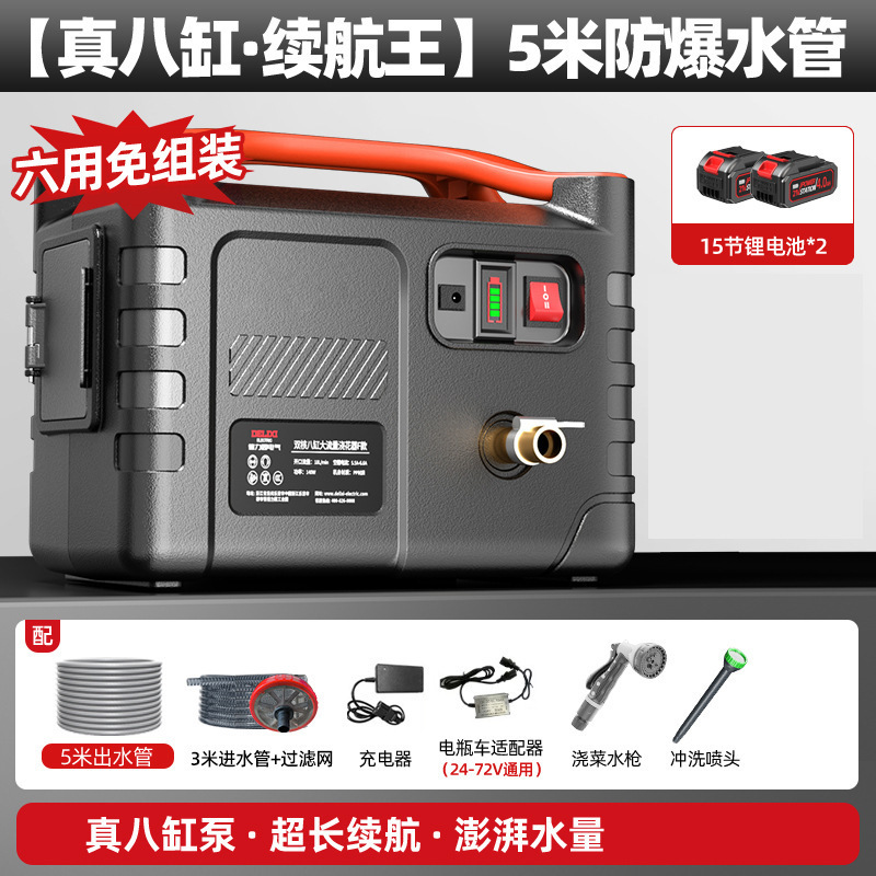 Delixi Electric 農村野菜畑の水やり充電式リチウム電池ポンプ農業灌漑屋外散水機|undefined