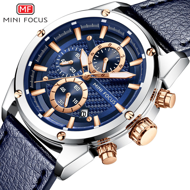 MINI FOCUS Brand Watch Fashion Business Men's Watch Hot Explosions Luminous Waterproof Men's Watch 0161G