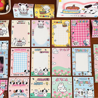 腾亿原创设计小狗卡头背卡打包卡片套装出卡发货饰品礼物包装卡片