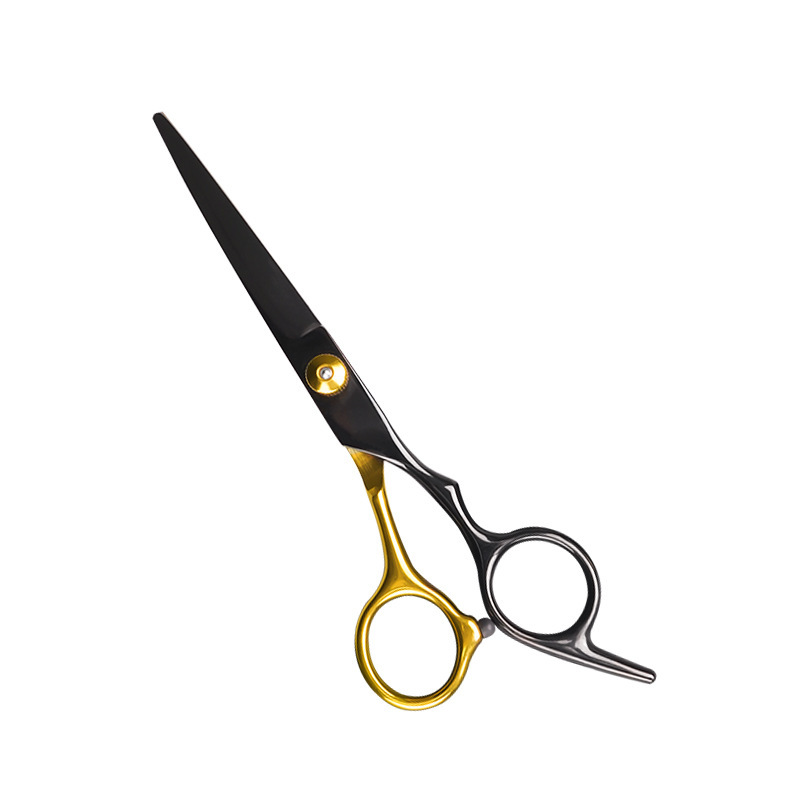 Tijeras para el cabello Tijeras para el cabello Tornillo blanco de 6 pulgadas Tijeras planas Tijeras para dientes Niños adultos para el hogar Tijeras para el cabello