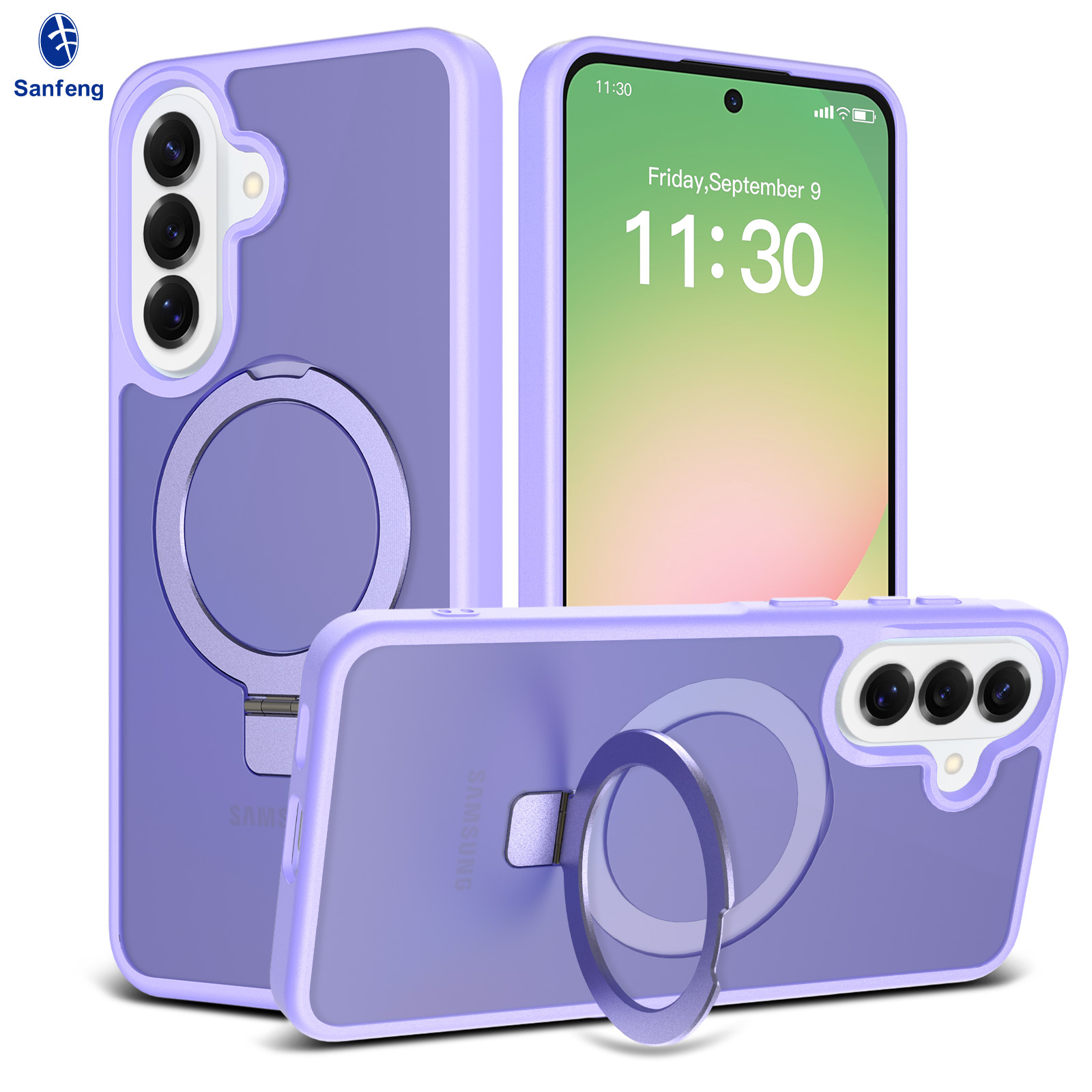 Amazon nuevos productos Samsung a57 succión magnética soporte de caso de teléfono móvil a37 piel a27 protección contra caídas al por mayor image 11