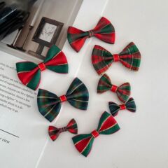 クリスマス蝶ネクタイミニ蝶ネクタイ手作り DIY 帽子蝶ネクタイ衣類靴帽子靴下ギフトボックス装飾アクセサリー