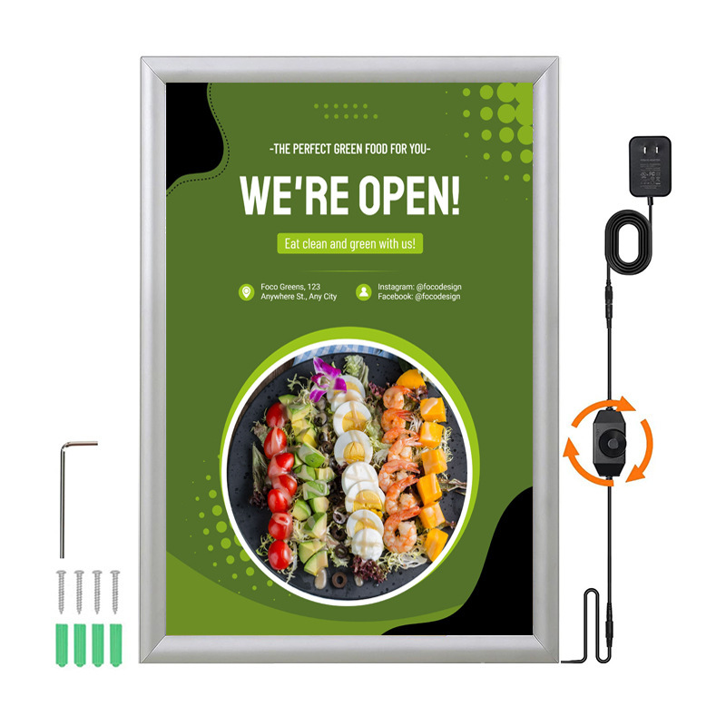 Cross-Border Photo Frames, Poster Frames, Elevator Advertising Frames, Wall-Mounted Picture Frames, Front-Opening Aluminum Alloy Ultra-Thin Light Boxes for Export Cross-Border Photo Frames, Poster Frames, Elevator Advertising Frames, Wall-Mounted Picture Frames, Front-Opening Aluminum Alloy Ultra-Thin Light Boxes for Export