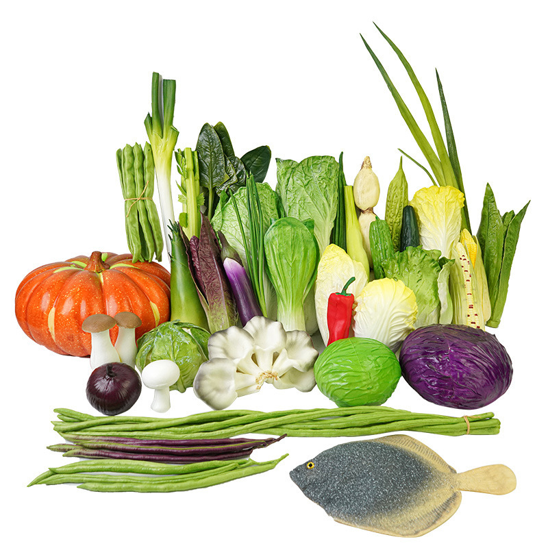2025野菜の偽の果物の模型のおもちゃの子供の食品の撮影の置物の陳列の道具の見本の部屋の装飾のショーウインドー|undefined