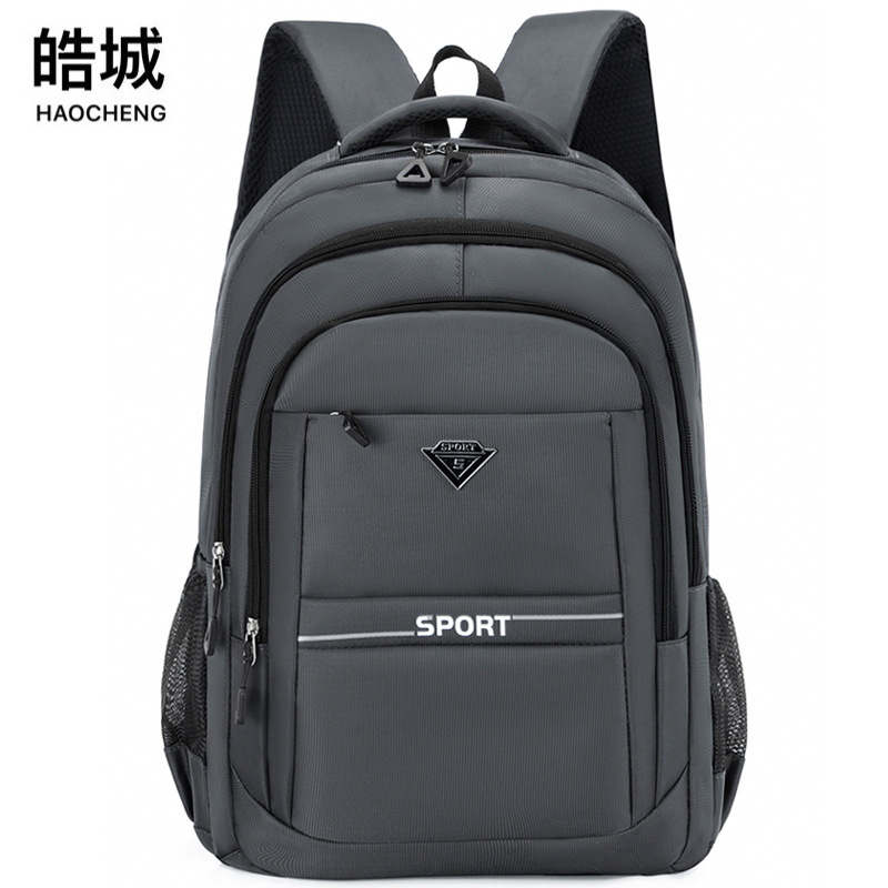 2024 nueva mochila de tela Oxford de gran capacidad para hombres de negocios de 15,6 pulgadas mochila de viaje ligera