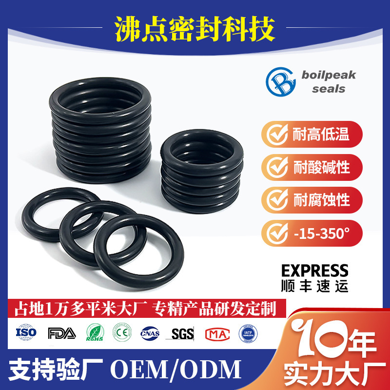 沸点镀膜机用全氟醚O型圈O-RING耐二甲基乙酰胺/密封圈全氟FFKM