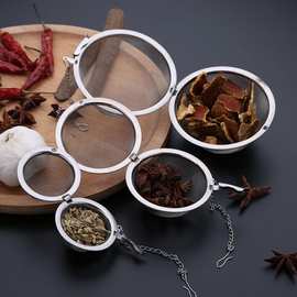 不锈钢调料球调料包煲汤火锅调料味宝茶叶过滤器卤肉香料球佐料球