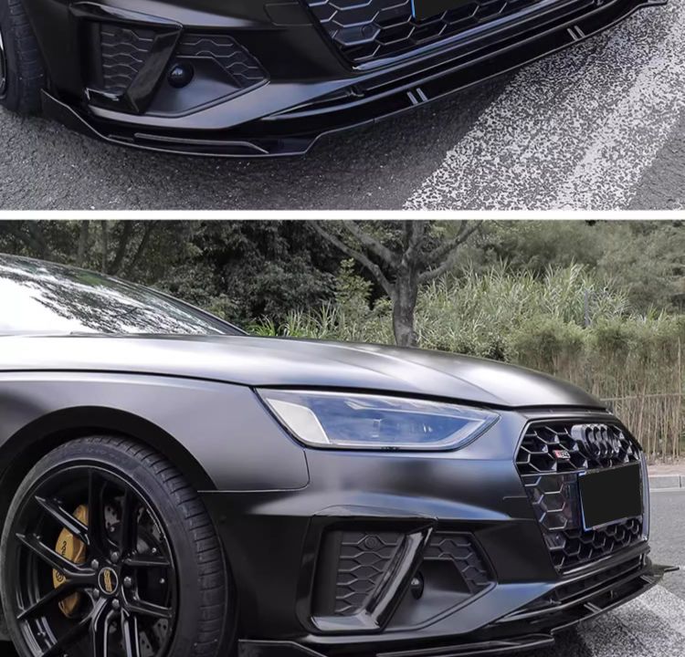 Suitable for Audi A4L, black car emblem, four-ring 45 four-wheel drive emblem, 40 TFSI rear emblem, engine displacement emblem, letter decorative sticker