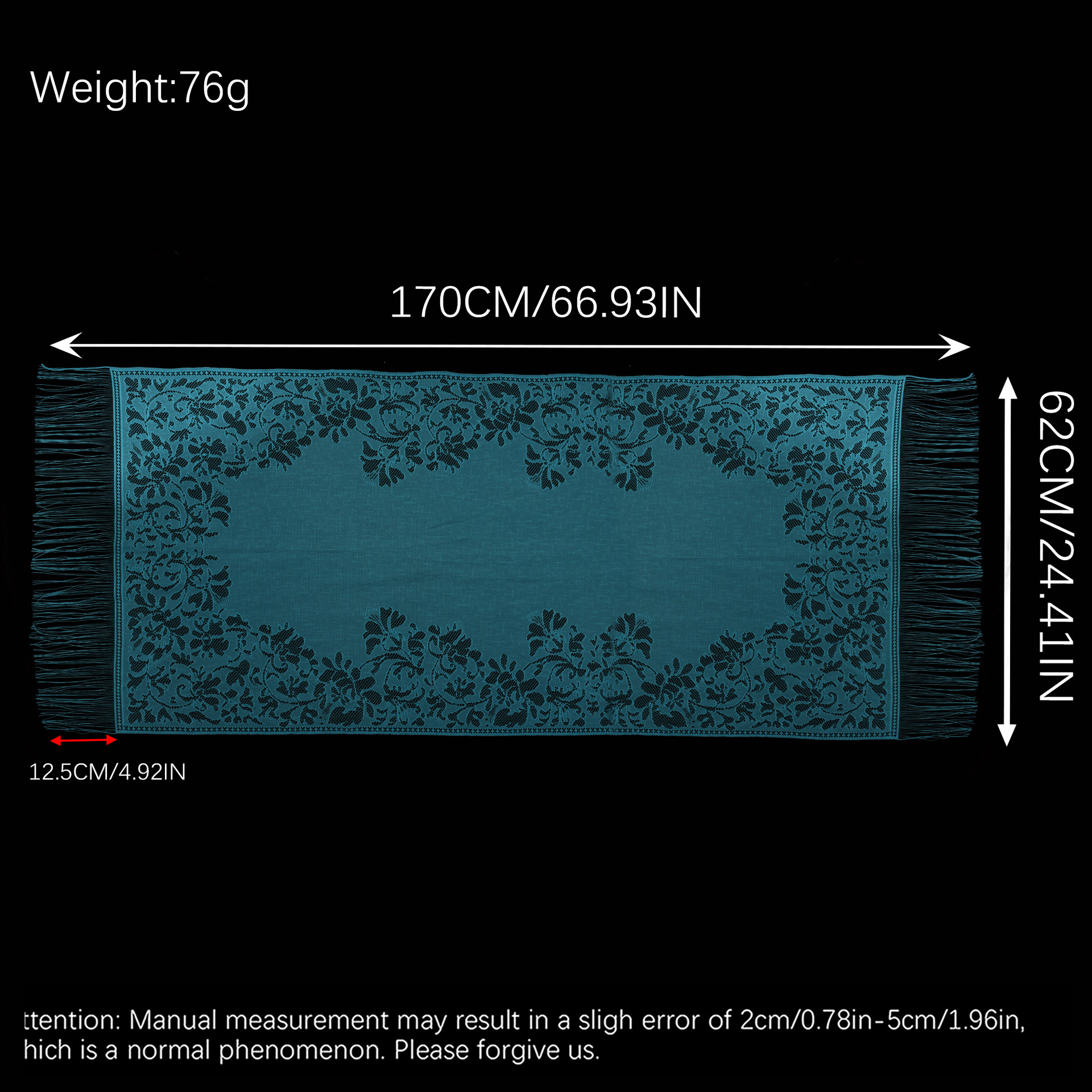 Long Lace Shawl Headscarf For Women Solid Colour Tassel Silk Scarf_voghion.com