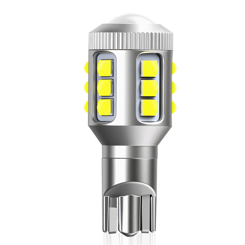 Nueva Luz de Reversa LED de 12v de Voltaje Único y Amplio, T15-16smd 3030, Chip Convexo de Alto Brillo, Bombilla para Automóvil