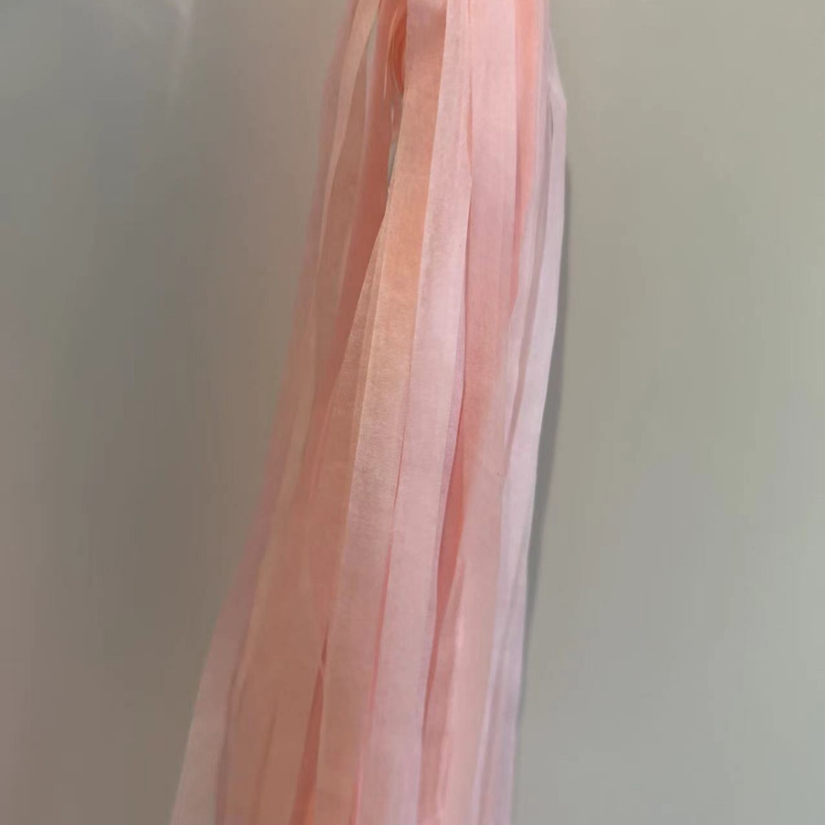 술 비 실크 커튼 25*35CM 빛 핑크