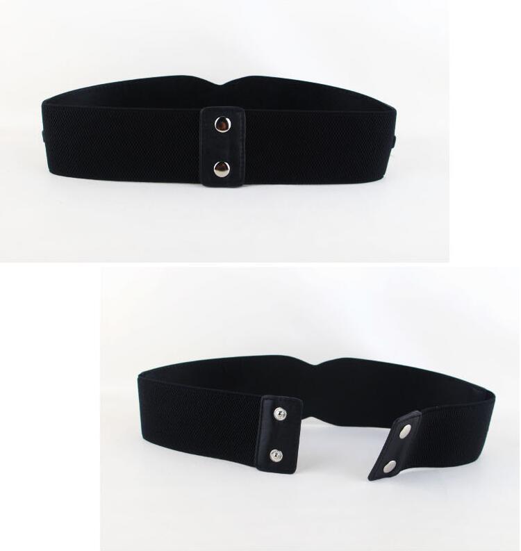 New Women's Elastic Wide Girdle Fashion Belt Korean Simple Belt display picture 2