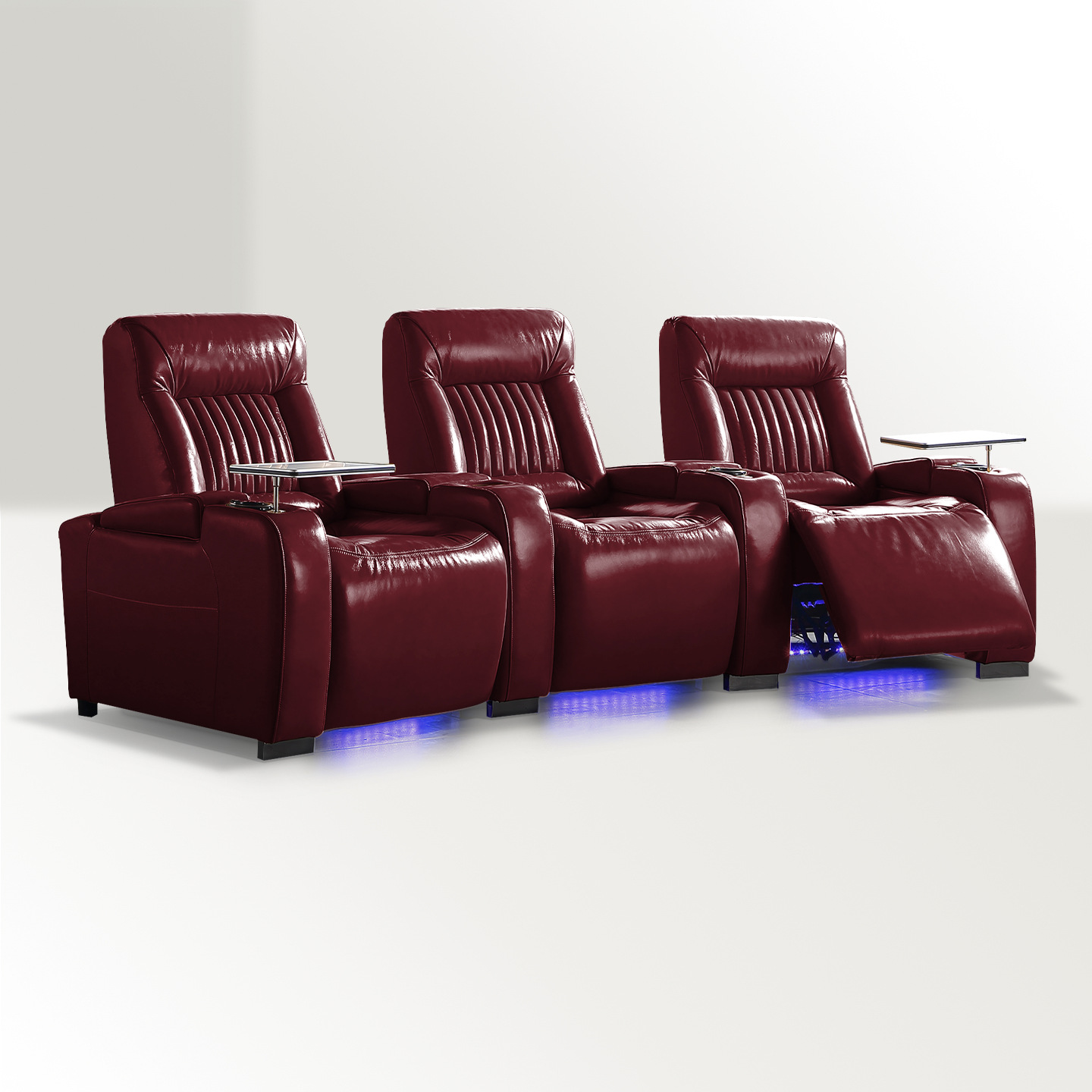 Zhanyi Furniture Villa Audio-Visual Room Sofa High-End Customized Private Home Theater Film and Television Hall Viewing Electric Seat
