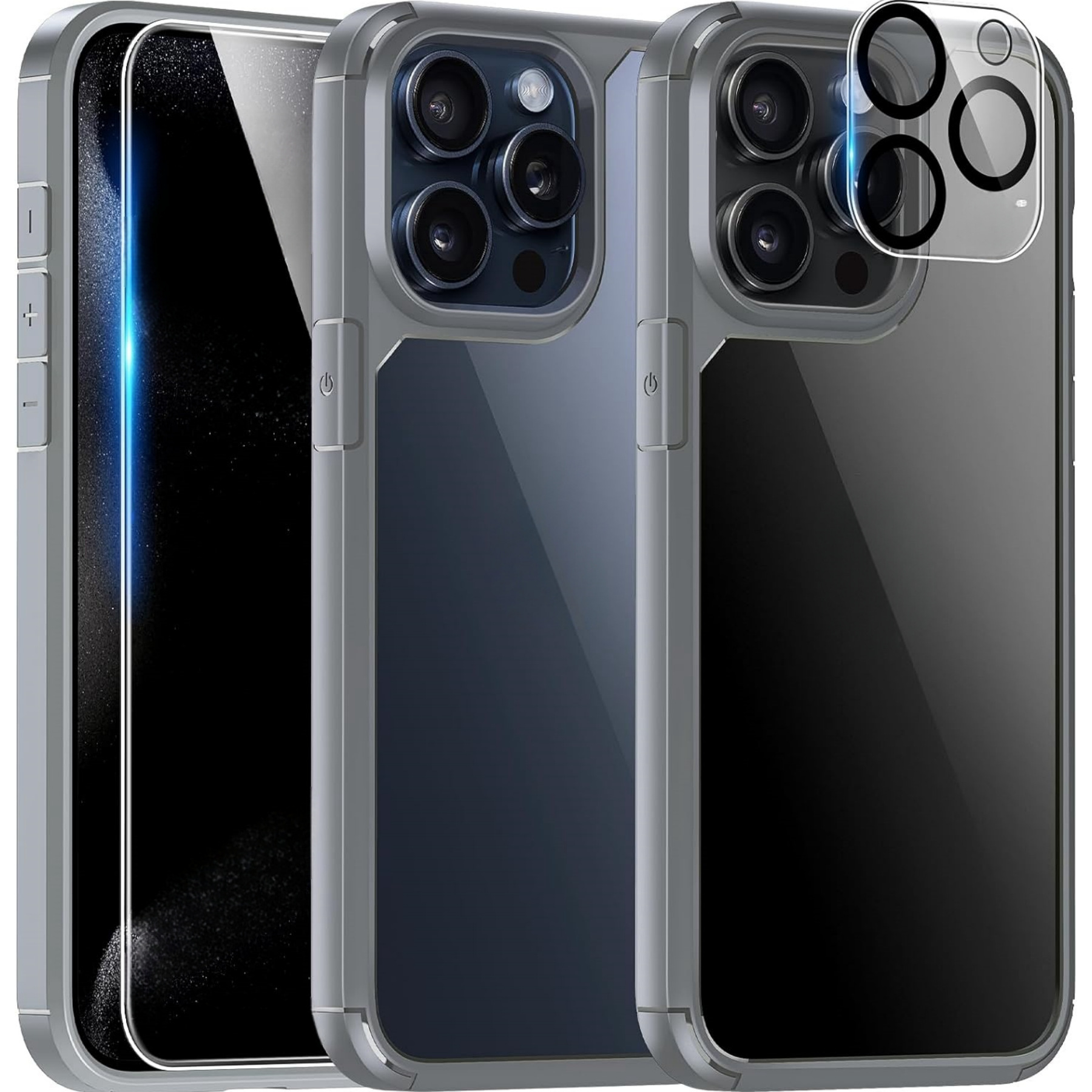 Juego de carcasa para teléfono móvil iPhone16 Apple 16 película templada película para lentes Amazon Tauri para 16promax