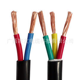 三相软电缆2芯3芯1.0/1.5/2.5/4/6平电源线阻燃耐火插座线纯铜