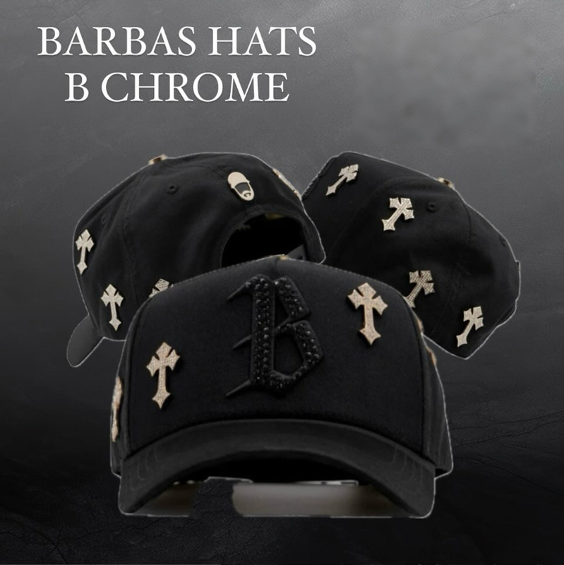 2025 Hot Style Spot Barbas Hats Hip-Hop Trendy Hat Ct Baseball Cap Adjustable Cross-Border Export Wholesale