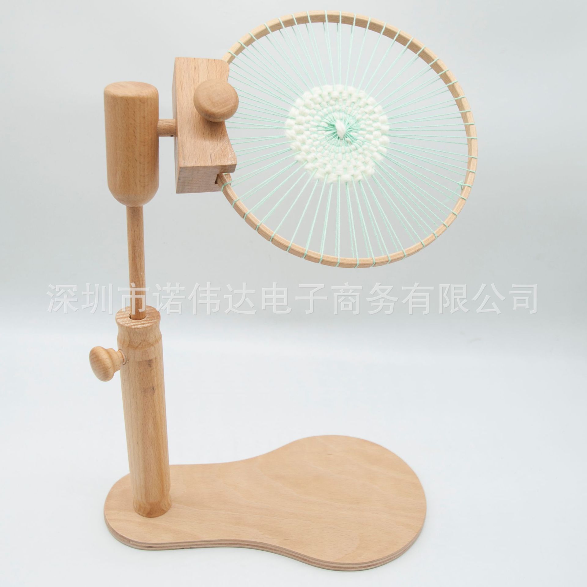 木制实木十字绣架台式绣架可调节使用多种绣绷旋转手工刺绣绣绷